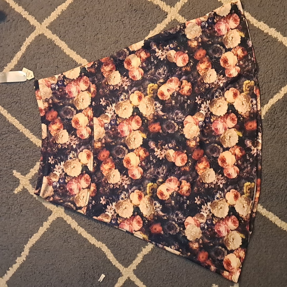 Fox's Daniellay New York Midi Skirt Flowers Floral Size 4
